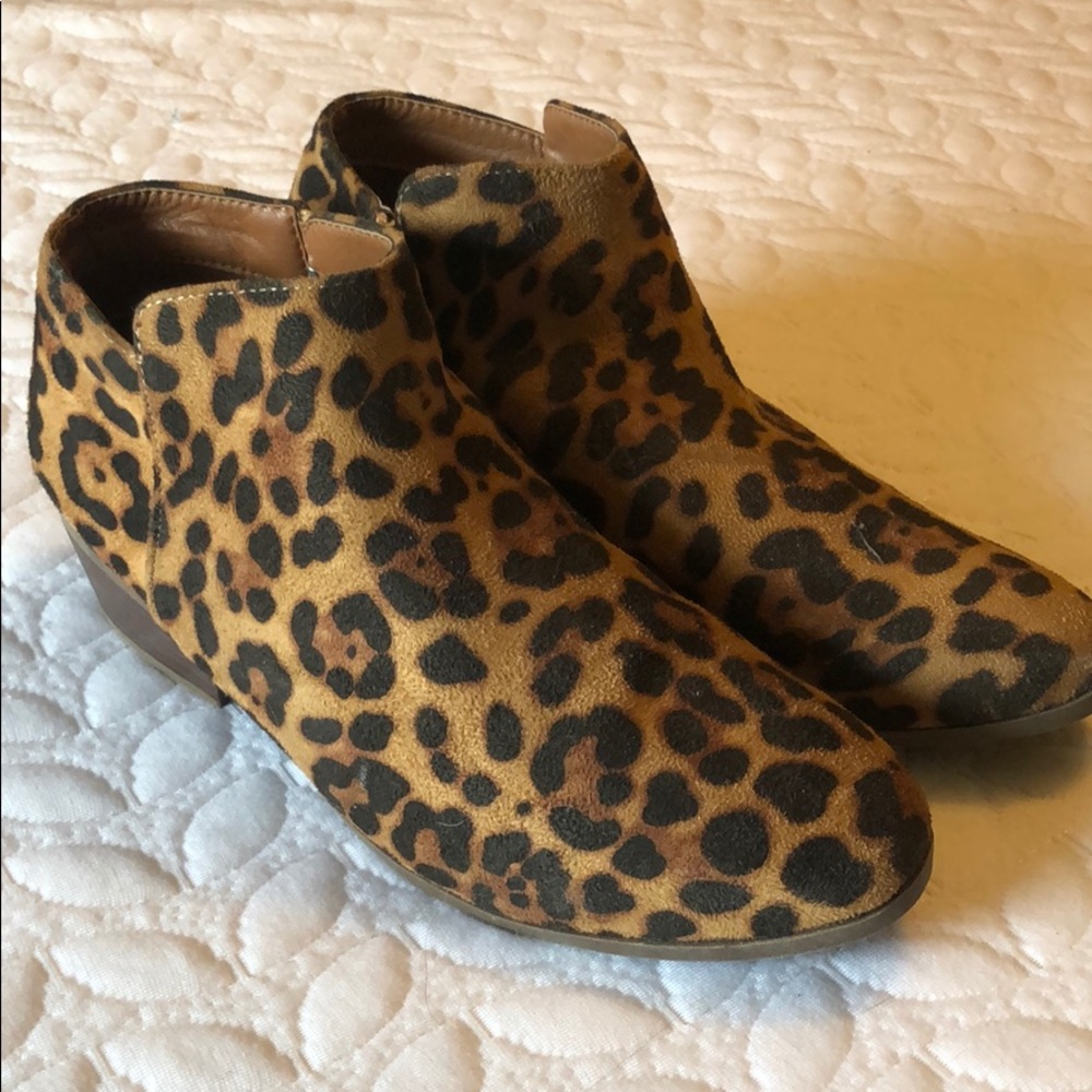 Leopard Ankle Booties